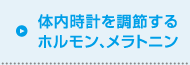 体内時計を調節するホルモン、メラトニン