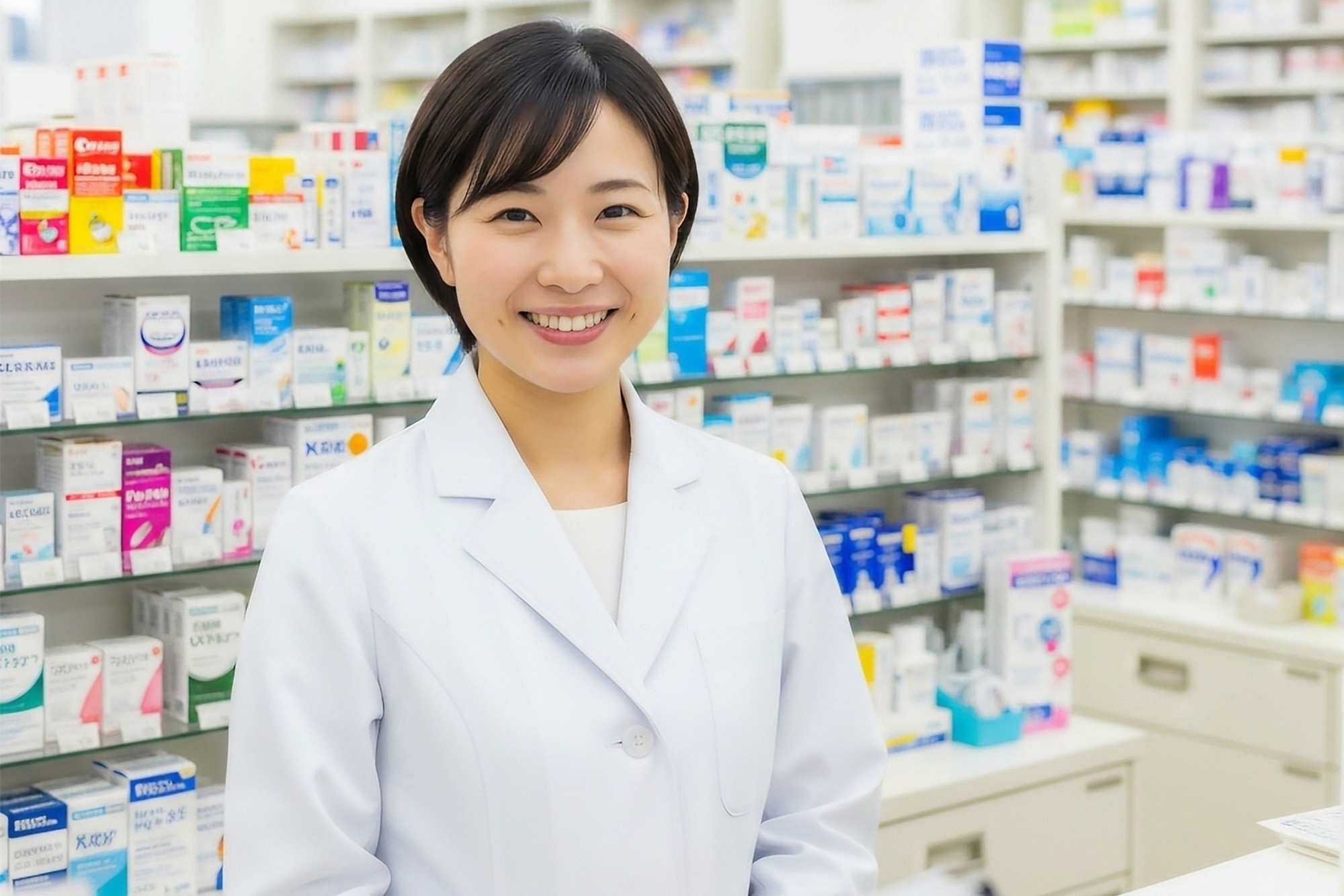 ドラッグストアに働いている薬剤師