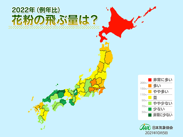 2022年 花粉症特集 健康サイト